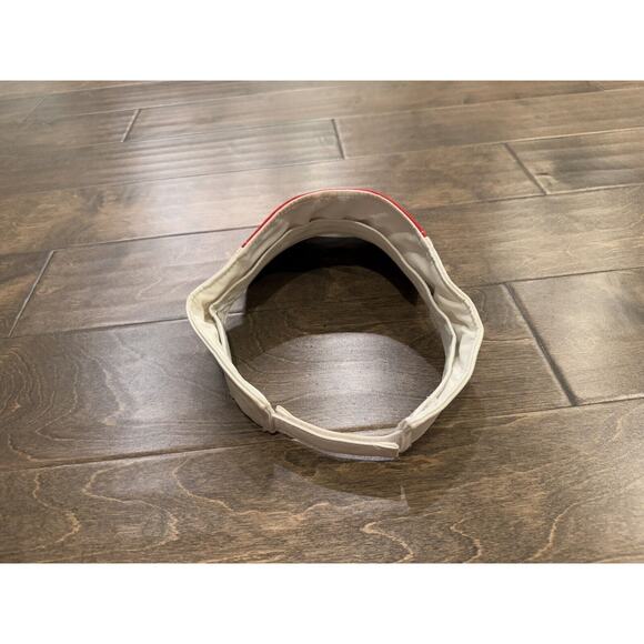 USA Softball National Championship Unisex Red Blue White Adjustable Visor Hat - Picture 7 of 8